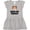 AC-Heather Grey, variant on Dog Shiba Inu Squad Girls Baby Dress