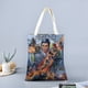 thumbnail image 2 of Archer Bolso de tela con estampado de lienzo para mujer, bolsa de compras reutilizable y estética, con cremallera interior, regalo para mujer, 35 × 40 cm., 2 of 6