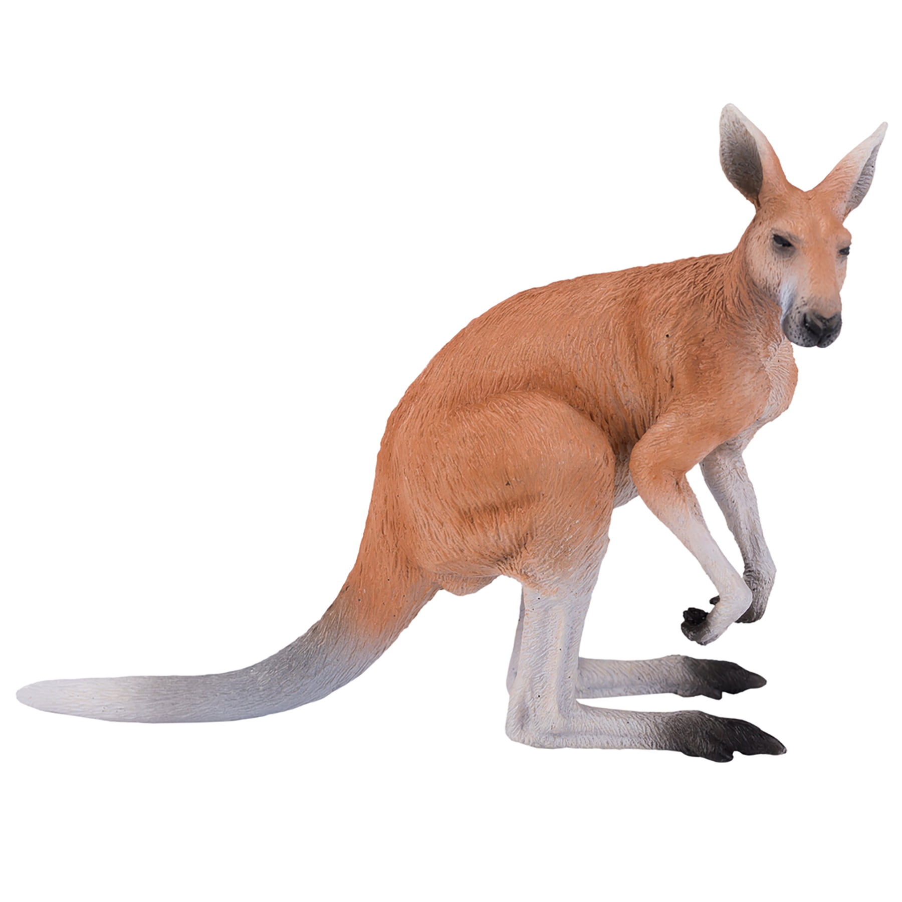 Little Kangaroo Wild Animal Figurine Model Kids Toy Home Decoration Crafts 