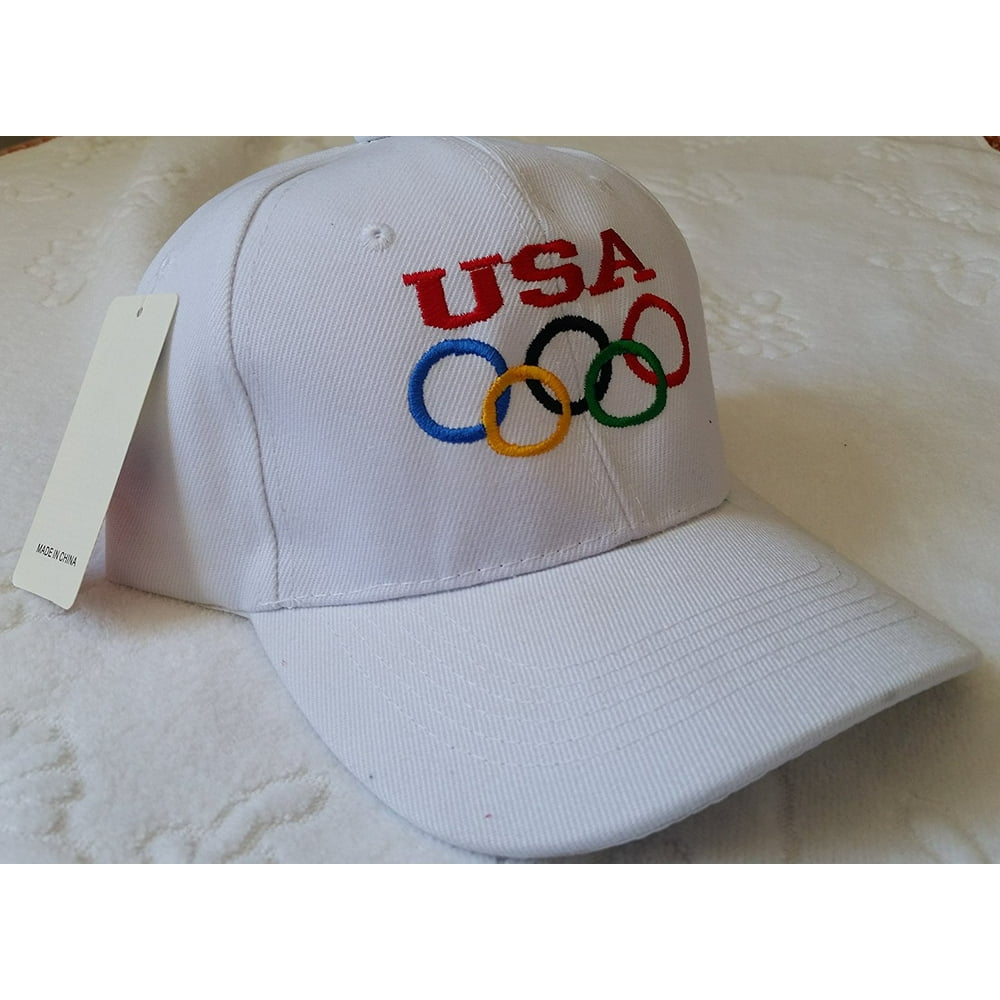 Lino Team USA White 2016 Summer Rio Olympics Hat Adjustable Baseball