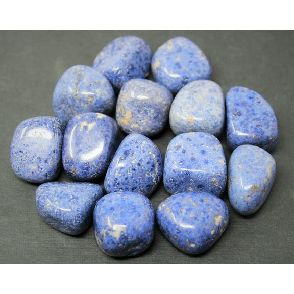 Bulk 1/4 lb lot Dumortierite Tumbled Stones Crystal Healing Gemstone 4 oz