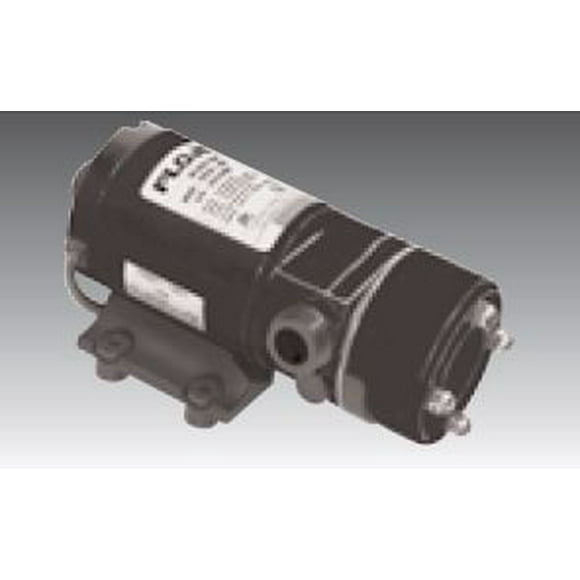 Flojet Macerator Pump 18550000A Used For Sanitation Waste Dump System; 16 Amp; 12 Volt DC; 13 Gallon Per Minute; 3 Inch RV-Type Slip-On Hose Inlet/Hose Barb Outlet; With Fuse/Breaker