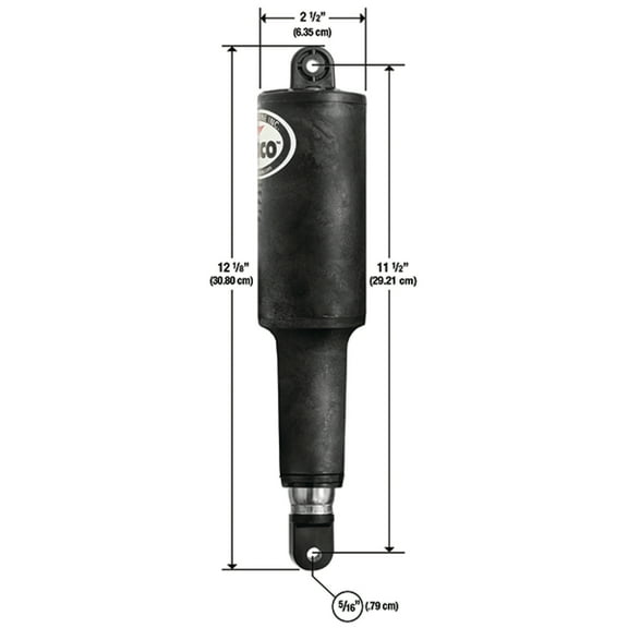 Lenco 15061-001 24V 2.25" Stroke 101 Standard Series Replacement Actuator for Trim Tabs