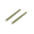 thumbnail image 3 of 1.25mm Pitch M8 x 100mm Male Threaded All Thread Rod Bar Stud Bronze Tone 6Pcs, 3 of 3