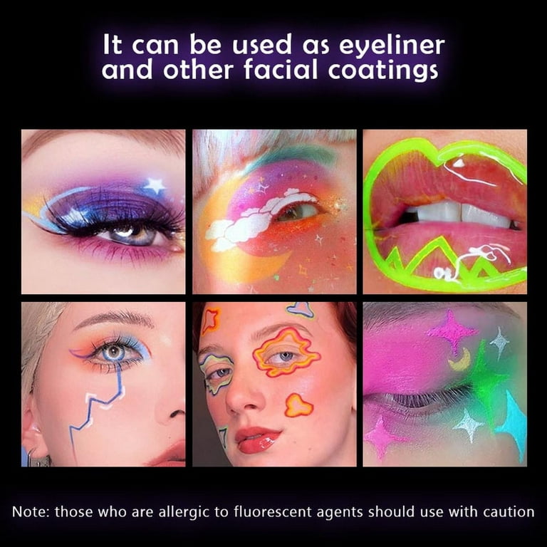 Mpwegnp 8 Colors Neon Eyeliner Makeup