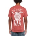 thumbnail image 2 of Obey mens T-Shirt, m, Red, 2 of 3