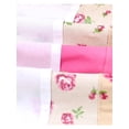 thumbnail image 7 of Sunny Fashion Girls Cotton Dress A-line Sleeveless Floral With Pink Bow Casual 4 Years, 7 of 7