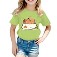 thumbnail image 1 of Huanglei Été Garçons Filles Col Rond Imprimé Animal Dessin Animé T-Shirt Décontracté Manches Courtes Tee Tops, 1 of 4