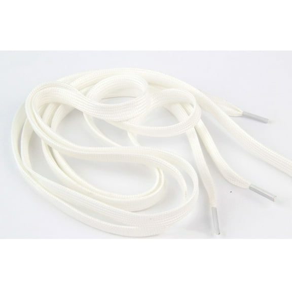 SOPOTUTU White Flat Athletic Shoe Laces for Sneakers, and Stylish, 1 Pair