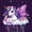 Pink Blue Pink, variant on Metsweet Magical Floral Unicorn Twin Sheets 3pcs, Kawaii Rainbow Rabbit Bedding,1 Fitted Sheet, 1 Flat Sheet and 1 Pillowcase