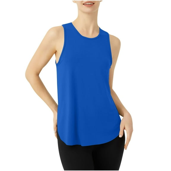 Lindreshi Tank Tops for Women Women Training Yoga Gym Waistcoat Blouses Running Jogger Sport Vest Tops
