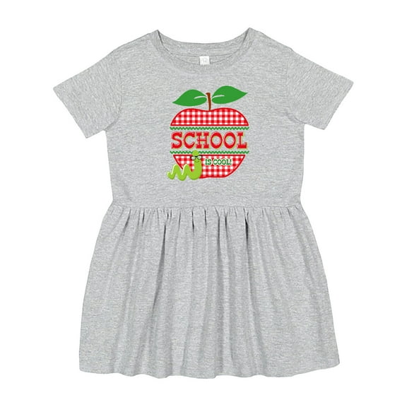 Inktastic Apple School is Cool Girls Toddler Dress