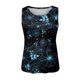 thumbnail image 2 of Playeras,Blusas y Tops,Ropa para Mujer Workout Tank Tops Camiseta sin mangas de verano para mujer Camiseta sin mangas con estampado informal Camiseta sin mangas con cuello en V (Blue, XXL), 2 of 4