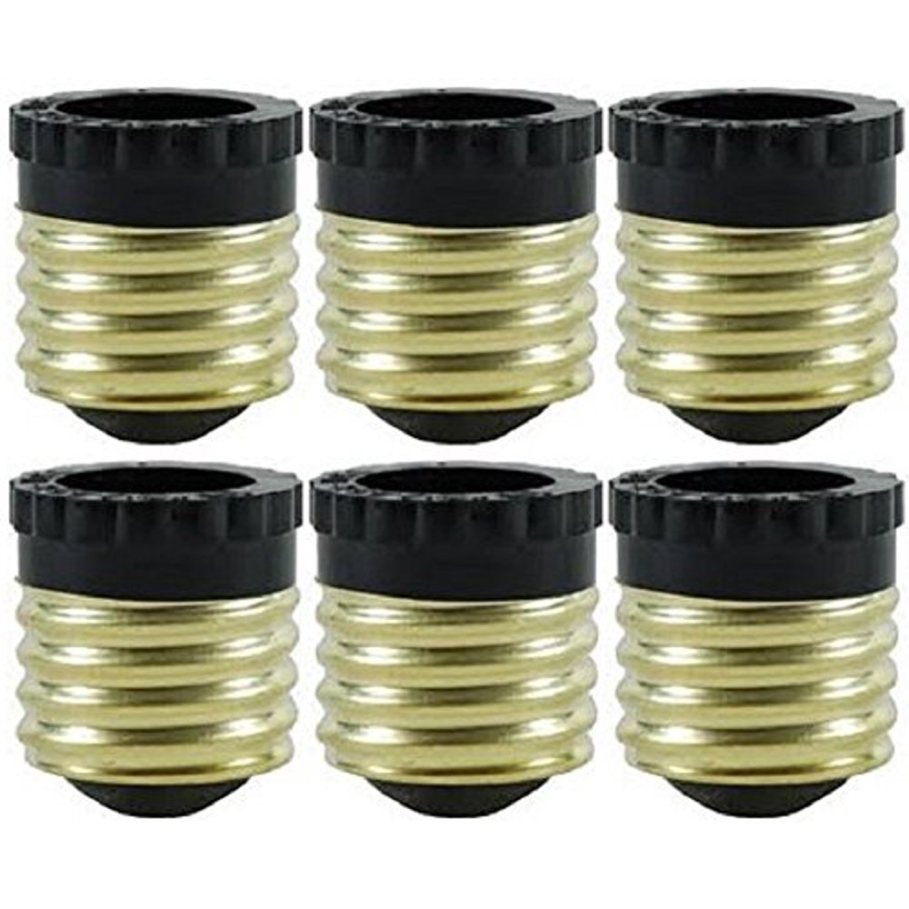 Sterl Lighting Pack Of 6 E26 TO E12 Converter Medium Screw E26 to
