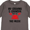 thumbnail image 4 of Inktastic My Grammy and Grandpa Love Me Boys or Girls Long Sleeve Toddler T-Shirt, 4 of 5