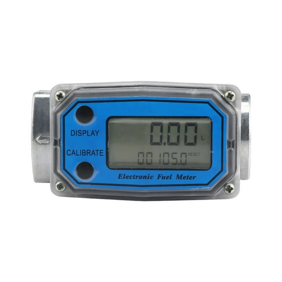 Turbine Flowmeter 1/1.5/2.0 Inch Stainless Steel LED Digital Turbine Flowmeter For Liquid Diesel Fuel Ethanol Flow Meter Water Flow Meter ,Stable Performance