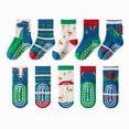 thumbnail image 2 of HCNTES Baby Girls Boys Socks Toddlers Kids Crew Socks Set Spring Summer Socks for Children 1T 2T 3T 4T 5T 6T 7T(X01-F,1-3 Years), 2 of 4