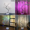 thumbnail image 5 of Luz de abedul de Navidad, 108 luces LED de árbol de abedul, lámpara de bonsái, interruptor táctil alimentado por USB o batería, luces de árbol de rama de alambre de cobre para decoración de interiores del hogar (luz blanca) esquí esquí Gafas de esquí, 5 of 5