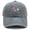 Grey, variant on Fashion Hats For Women Hand Embroidered Flower Design Baseball Cap