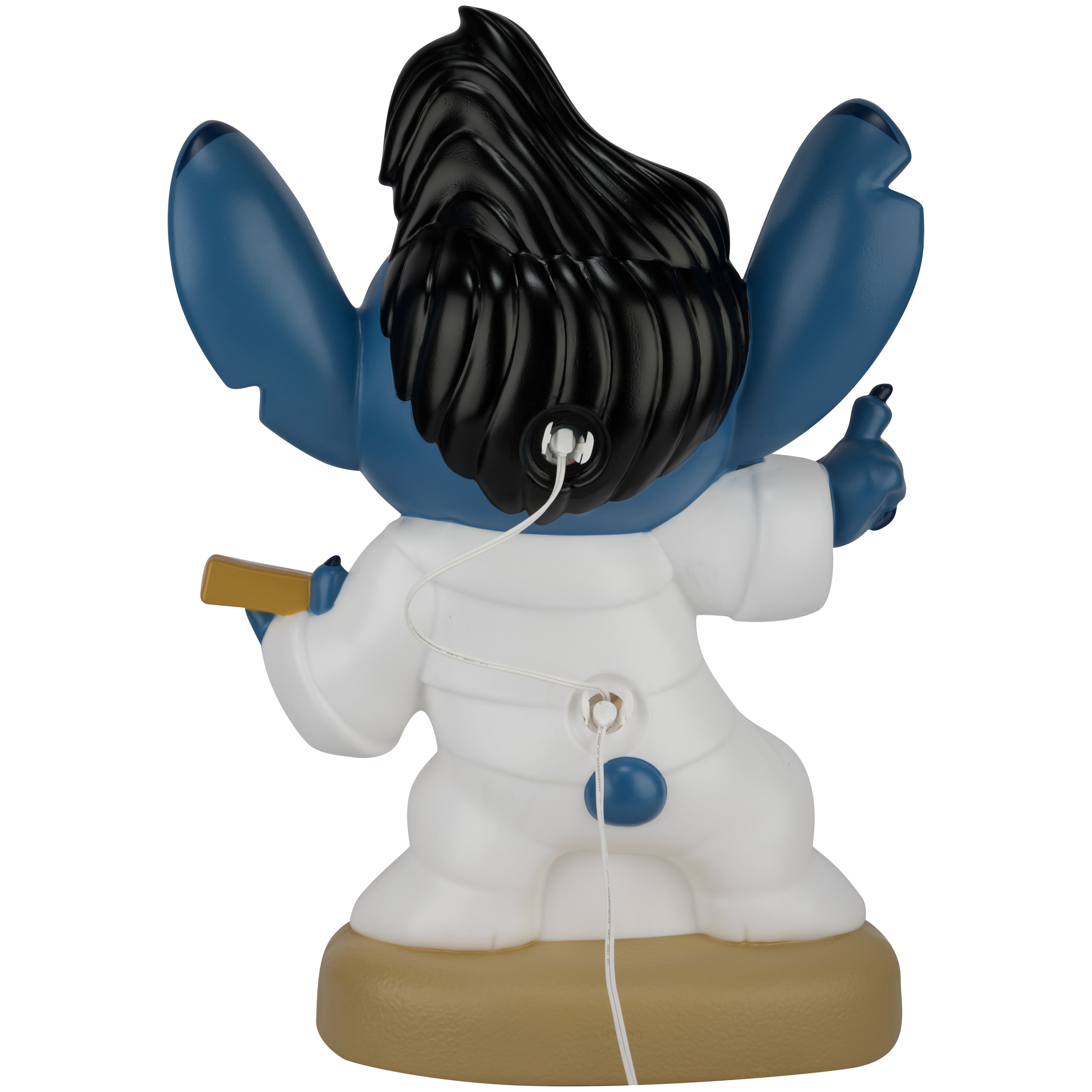 Christmas LED Blow Mold Decor Rockstar Stitch Lilo & Stitch 18.31 in x 9.06 in x 27.79 in 3.75 lb