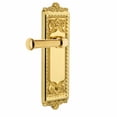 thumbnail image 3 of Grandeur 807631 Windsor Solid Brass Rose Right Handed Passage Door Lever Set - Bronze, 3 of 6