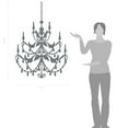 thumbnail image 2 of Large Antique Design Vinyl Chandelier Wall Decal Art, 2 of 4