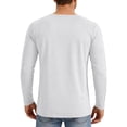 thumbnail image 4 of Zimjoy Men's Quick Dry Active Shirts Crew Neck UPF 50+ Pullover Moisture Wicking Athletic Sports Fishing Shirts, White M, 4 of 4