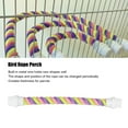 thumbnail image 4 of Colorful And Bendable Bird Rope Perch Cotton Rope ParakeetsStand Toy Ideal For Cockatiels Bird Rope Perch Colorful  Twisted Rope Bird Perch Bendable Cotton Rope Parakeets, 4 of 8
