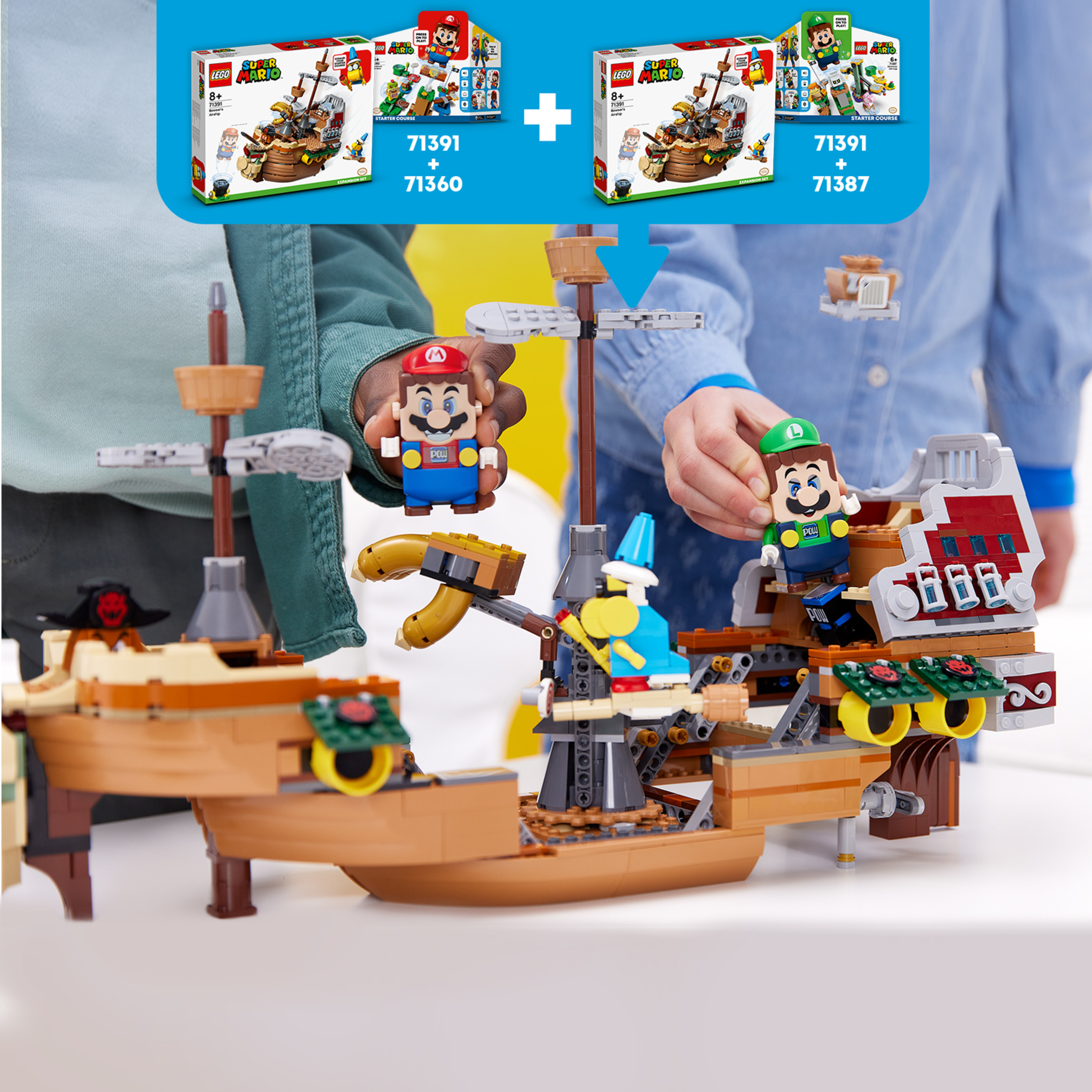 LEGO Super Mario Bowser’s Airship Expansion Set 71391 Building Toy for Kids (1,152 Pieces) - image 4 of 7