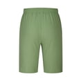 thumbnail image 4 of JIUKE Mens Shorts Summer 2025 Beach Vacation Fashion Drawstring Baggy Lightweight Solid Color Shorts, 4 of 5