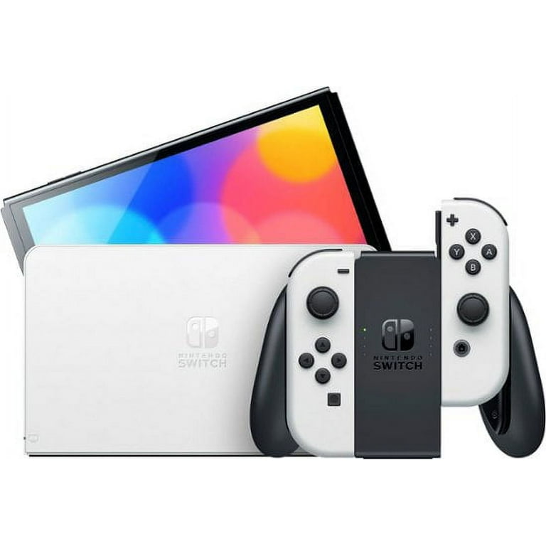 Nintendo Switch – OLED Model W/ White Joy-Con Console with Mario Kart 8  Deluxe Game - Limited Bundle - Import with US Plug