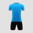 thumbnail image 3 of Cethrio Boys Activewear Outfit Sets, Quick-dry Athletic Summer T-shirts and Shorts Sets Sky Blue Size 6, 3 of 3