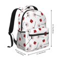 thumbnail image 3 of KLL Ladybug With Dandelion Print Casual Backpack for Men Women,Travel Casual Backpack Outdoor Activities Bag Daypack for Travel Hiking Shopping Daily, 3 of 5