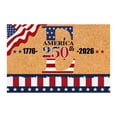 thumbnail image 1 of SIfdSeng Custom Last Name Doormat for 4th of July Patriotic Front Door Welcome Mat with and Design, 1 of 8