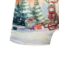 thumbnail image 5 of Merry Christmas Santa Reindeer Antlers Exotic Shorthair Sleigh Xmas Winter Holiday All Over Print Boxer Briefs Underwear for Men Dad Cat Lover Kitten Owner Gifts - 00023, 5 of 6
