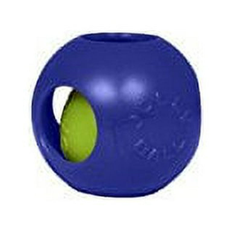 Jolly Pets Teaser Ball 6 inch Blue Hard Plastic plus Squeaker Toy for Dogs Walmart