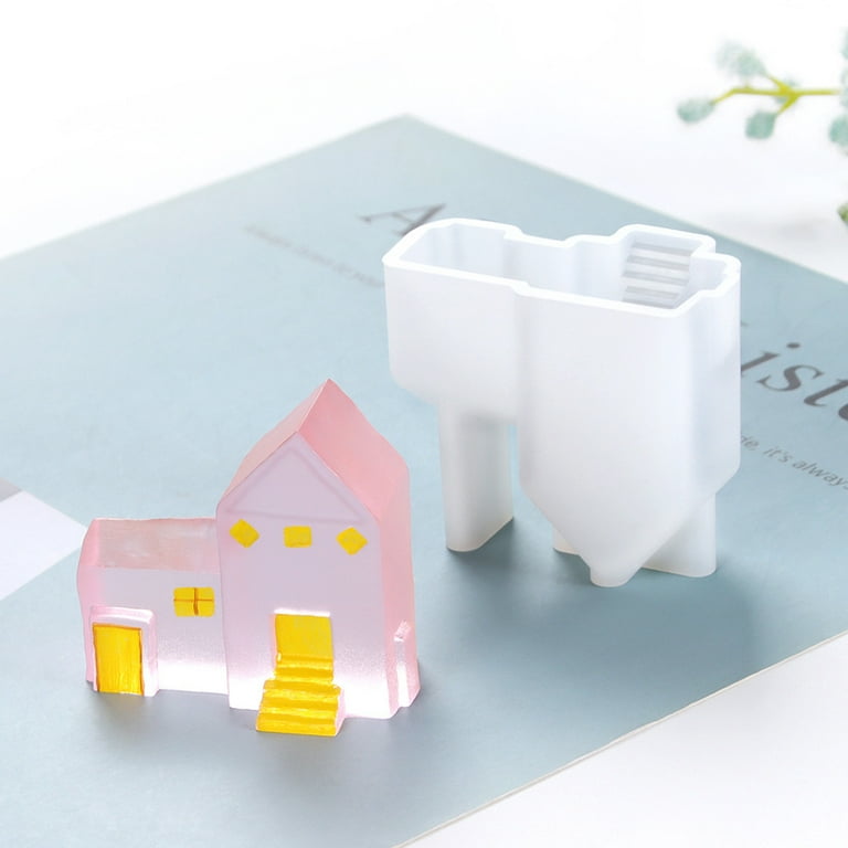 GENEMA Mini Size Christmas Gift Box Pendant Silicone Resin Molds Jewelry  Making Tools 