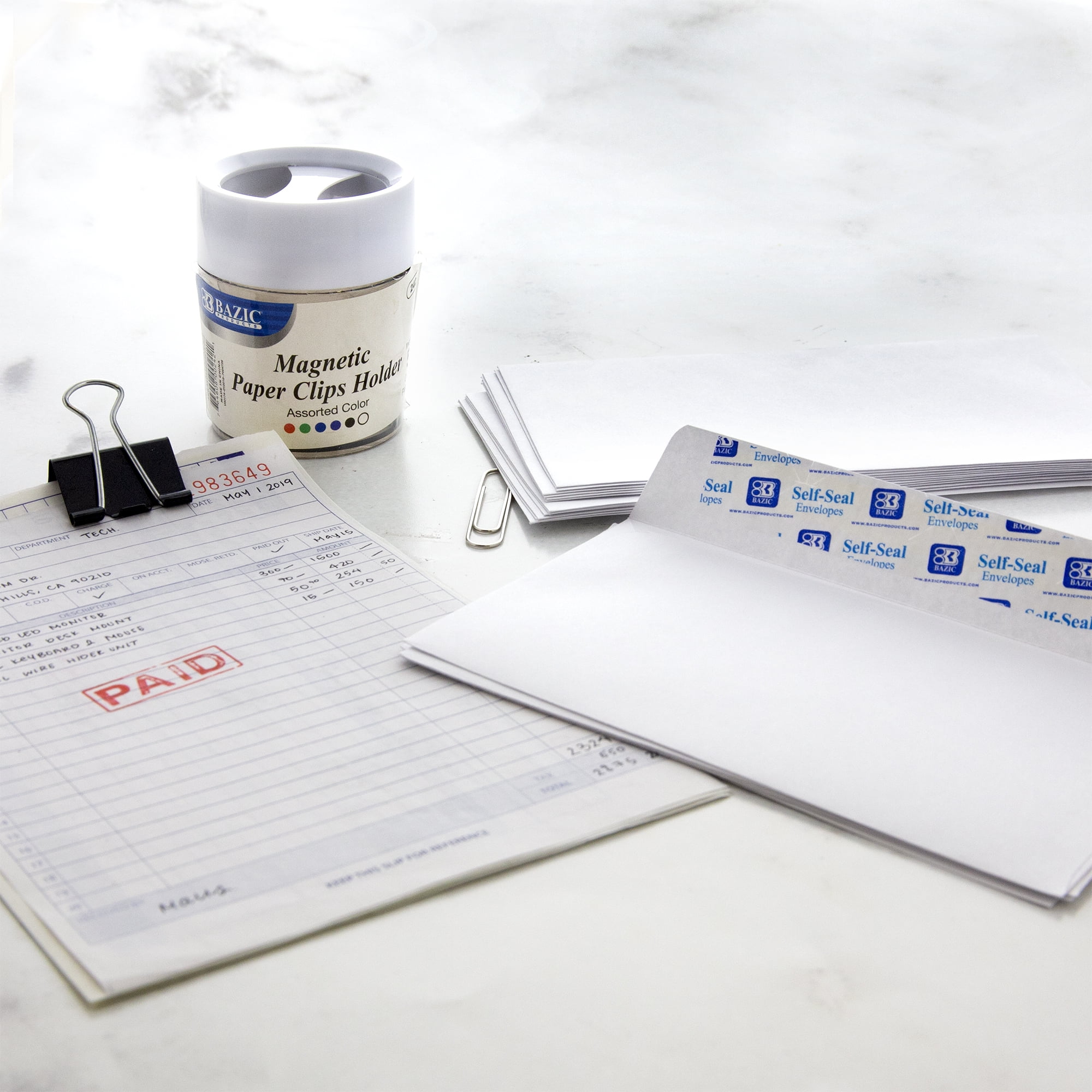 BAZIC Security Self Seal Envelope 4 1/8" x 9 1/2" #10 Tint Mailing Envelopes, 960-Count
