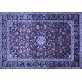 thumbnail image 1 of Ahgly Company Indoor Rectangle Medallion Blue Traditional Area Rugs, 3' x 5', 1 of 4