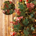 thumbnail image 6 of 60 Pcs Artificial Pine Needles Branches,Artificial Red Berry Stems Fake Greenery Pine Picks Christmas Red Berry Picks Holly Berries Branches Christmas Fake Tree Branches for DIY Garland Wreath, 6 of 7