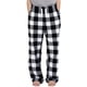 thumbnail image 1 of Pantalones de pijama PATPAT para niños y niñas de 11 a 12 años, color blanco y negro, 1 of 7
