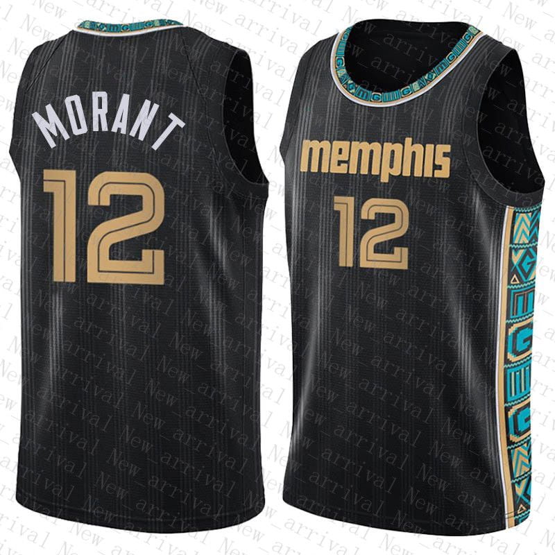 NBA_ Memphis''Grizzlies''Men Basketball Jersey Indiana''Pacers''Men 12 31  Houston''Rockets''Men Ja Morant Reggie Miller 607 