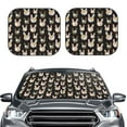 thumbnail image 2 of Yiaed Flowe Rooster Print Car Front Windshield Sun Shade,Foldable Anti-UV Car Sunshade for Front Window for Most Vehicles-Large, 2 of 5
