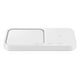 thumbnail image 1 of Cargador inalámbrico Samsung Duo de 15 W con cable USB C 2022 blanco, 1 of 6