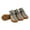 Brown, variant on GASTROPOD 4Pcs Dog Shoes Soft Rubber Sole Anti-Slip TPR Sole Dog Boots Breathable Mesh Dog Socks 2.8x3.5cm,Black
