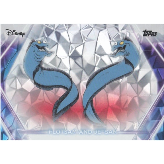 2026 Topps Disney Neon Diamante #179 Flotsam and Jetsam Trading Card