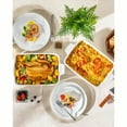 thumbnail image 6 of pupikeji 4.4 QT Baking Dish, 9x13 Large Casserole Dish for Oven, Ceramic Baking Pan, Rectangular Lasagna Pan Deep with Handles for Baking, Durable Microwave Oven Safe,, 6 of 9