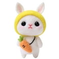 thumbnail image 1 of 1 set of Rabbit Needle Felting Kit Wool Needle Felting Beginner Kits DIY Materials, 1 of 9