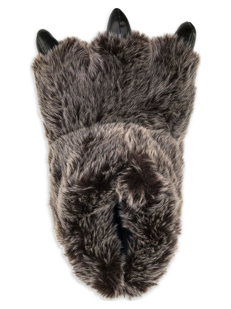 George Men's Cozy Plush Monster Claw House Slippers