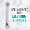 thumbnail image 3 of DMI Textured Grab Bars, Toilet Rail, Tub Rail, Handicapped Grab Bars for Bathroom, Shower Rails, Grab Bar for Handicap and Elderly, Perfect for Bathroom Safety, Rust-Resistant Steel, 24", Chrome, 3 of 5